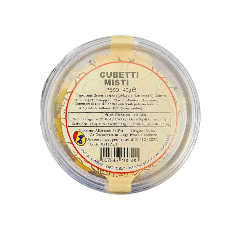 ANNA PEZZELLA CUBETTI MISTI 140 G