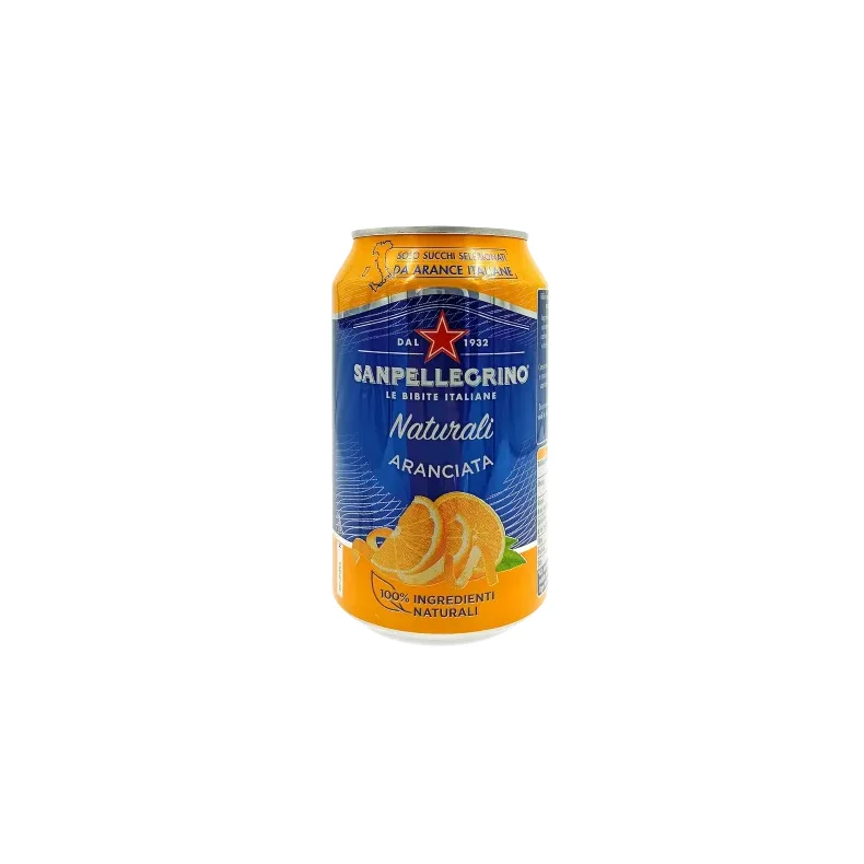 SANPELLEGRINO ARANCIATA 330 ML + PANT A ALLUMINIUM