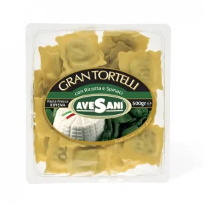 AVESANI GRAN TORTELLI CON RICOTTA E SPINACI PASTA FRESCA RIPIENA 500 G