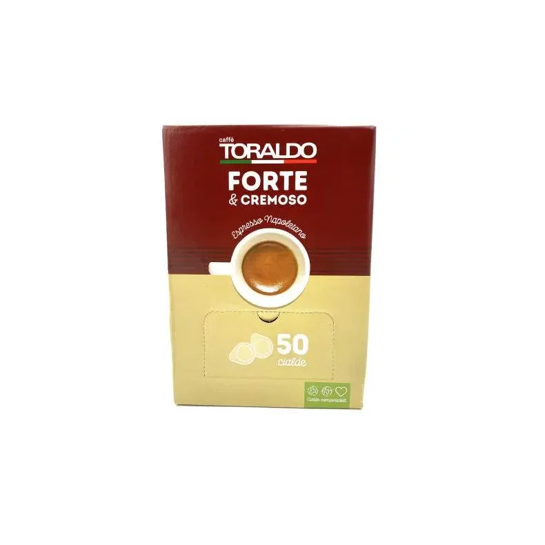 CAFF&Egrave; TORALDO CIALDE FORTE &amp; CREMOSO ESPRESSO NAPOLETANO 360 G