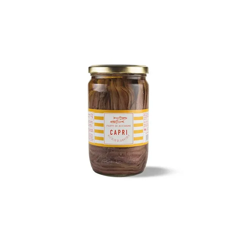 CAPRI FILETTI DI ACCIUGHE ALL'OLIO DI GIRASOLE 720 G