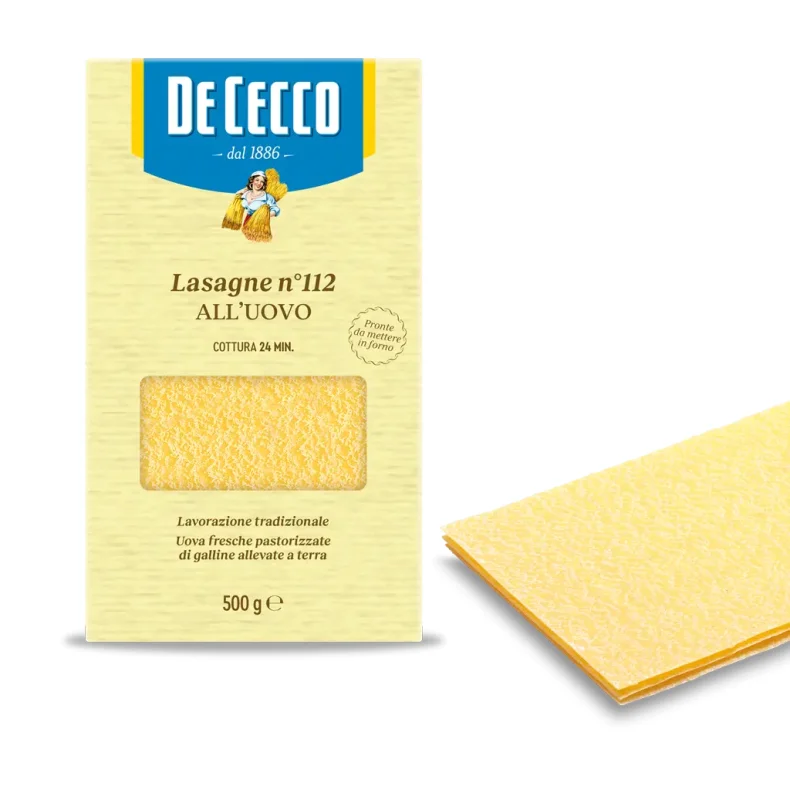 DE CECCO LASAGNE ALL'UOVO N.112 500 G