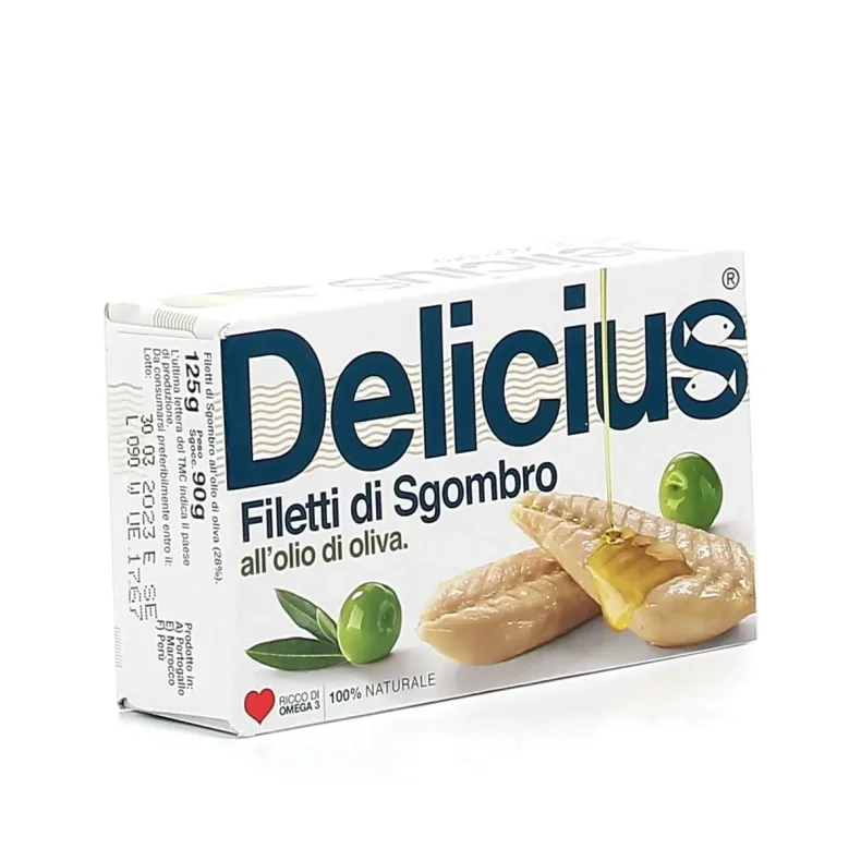 DELICIUS FILETTI DI SGOMBRO 125 G