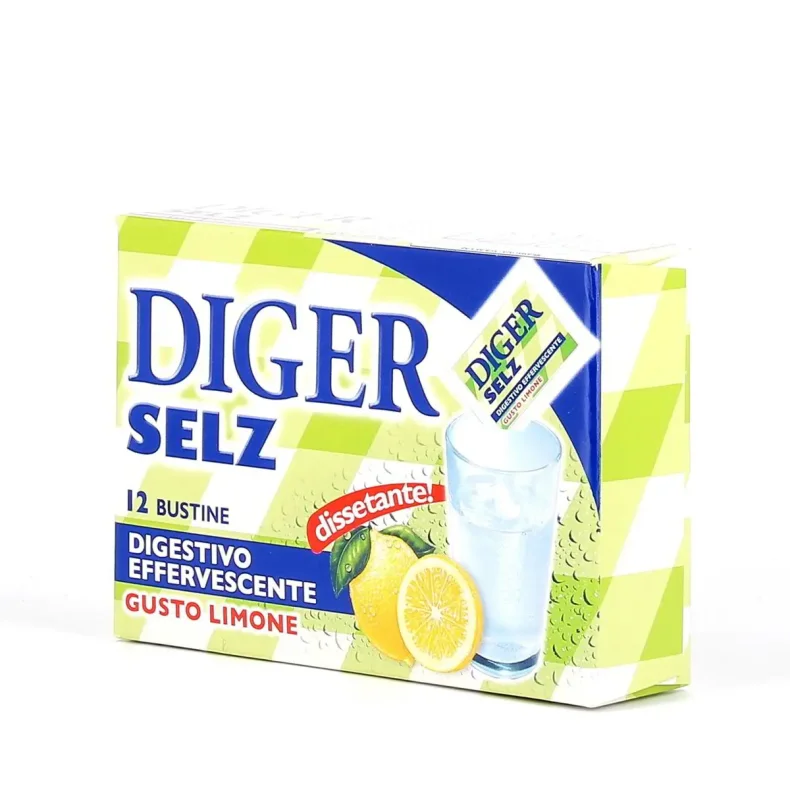 DIGER SELZ DIGESTIVO EFFERVESCENTE GUSTO LIMONE 42 G