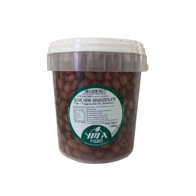 YMA OLIVE NERE DENOCCIOLATE TAGGIASCHE DA 1800 GR