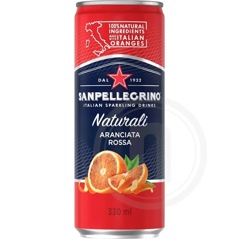 SANPELLEGRINO ARANCIATA ROSSA 330 ML + PANT A ALLUMINIUM