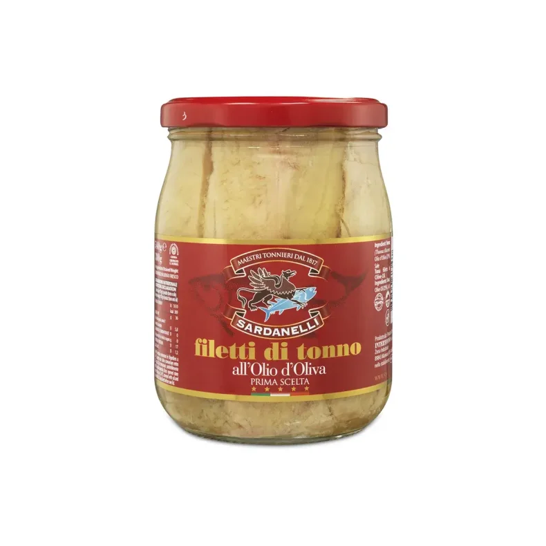 SARDANELLI FILETTI DI TONNO ALL'OLIO DI OLIVA 540 G