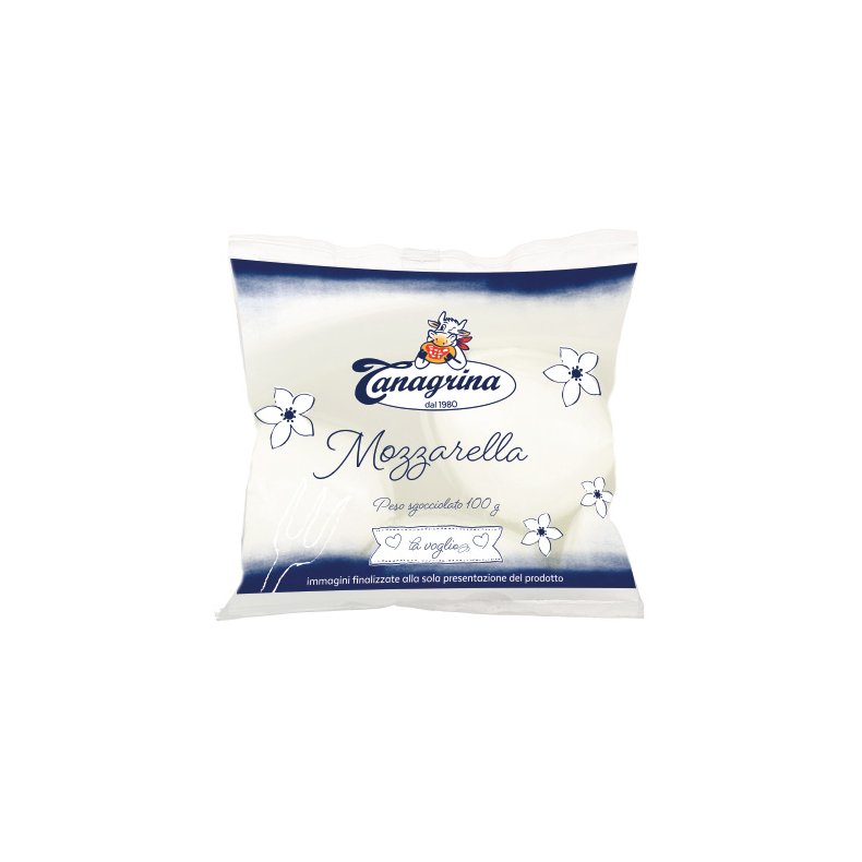 TANAGRINA MOZZARELLA FIORDILATTE BOCCONCINO 100 G - 2 KG