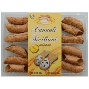 BISCOTTIFICIO DOMENICO MASCOLO CANNOLI SICILIANI MIGNON 160 G