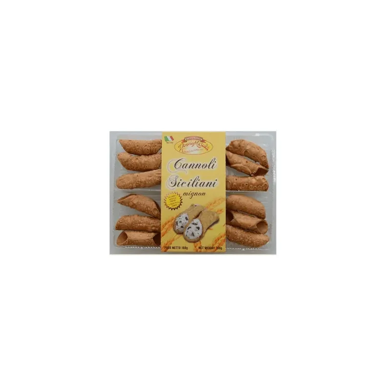 BISCOTTIFICIO DOMENICO MASCOLO CANNOLI SICILIANI MIGNON 160 G