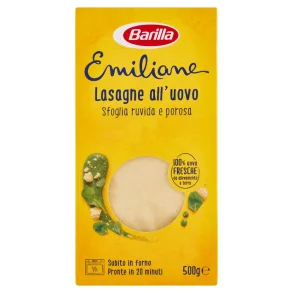BARILLA EMILIANE LASAGNE ALL'UOVO 500G