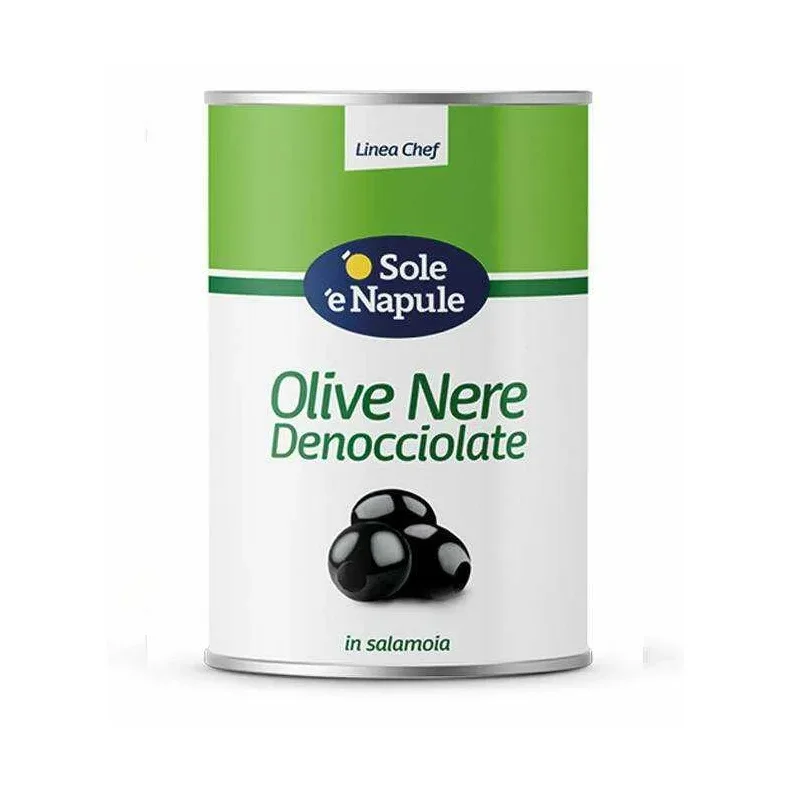 'O SOLE 'E NAPULE OLIVE NERE DENOCCIOLATE 4,1KG