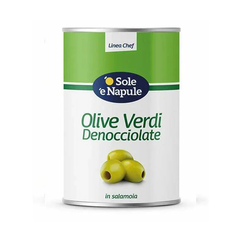 'O SOLE 'E NAPULE OLIVE VERDI DENOCCIOLATE 4,1KG