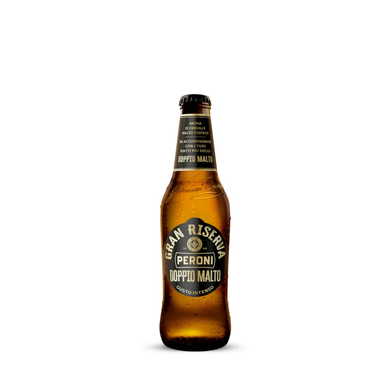 PERONI GRAN RISERVA DOPPIO MALTO 330 ML + PANT A GLASS