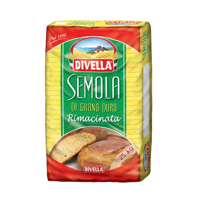 SEMOLA DI GRANO DURO RIMACINATA DIVELLA 25 kg